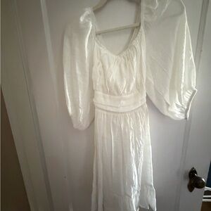 Amazon Long Sleeve White Dress